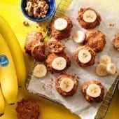 Leftover vegan Chiquita banana bread cookies